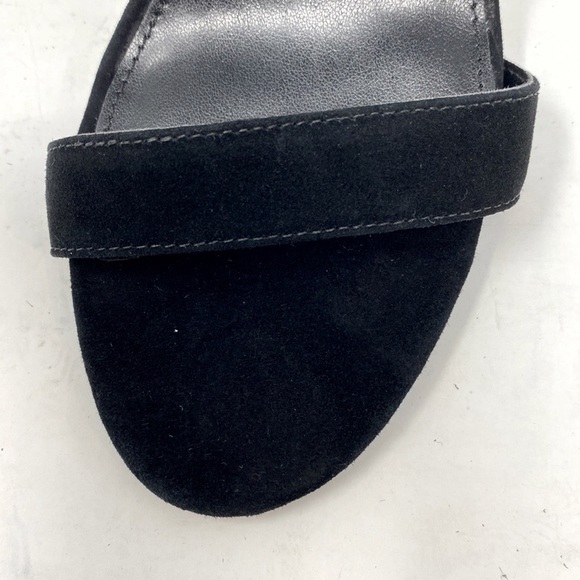 NWOT MICHAEL Michael Kors Giselle Embellished-Buckle Suede Sandals - Picture 7 of 15